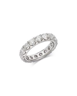Bloomingdale's Fine Collection Bloomingdale's Fine Collection Luxe Collection Certified Lab Grown Diamond Eternity Band in 14K White Gold, 4.0 tcw