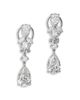 Bloomingdale's Fine Collection Bloomingdale's Fine Collection Luxe Collection Certified Lab Grown Diamond Fancy Cut Drop Earrings in 14K White Gold, 8.0 tcw - 1