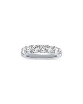 Bloomingdale's Fine Collection Bloomingdale's Fine Collection Luxe Collection Certified Lab Grown Diamond French Pave Band in 18K White Gold, 2.0 tcw
