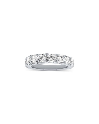 Bloomingdale's Fine Collection Bloomingdale's Fine Collection Luxe Collection Certified Lab Grown Diamond French Pave Band in 18K White Gold, 2.0 tcw