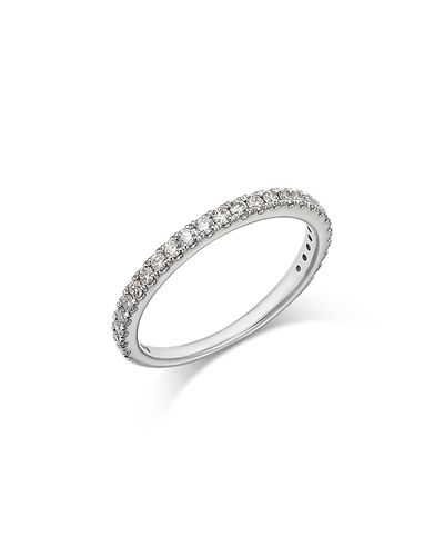 Bloomingdale's Fine Collection Bloomingdale's Fine Collection Luxe Collection Certified Lab Grown Diamond Half Pave Band in 18K Gold, 0.33 tcw