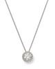 Bloomingdale's Fine Collection Bloomingdale's Fine Collection Luxe Collection Certified Lab Grown Diamond Halo Pendant Necklace in 14K White Gold, 2.0 tcw - 1