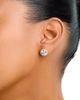 Bloomingdale's Fine Collection Bloomingdale's Fine Collection Luxe Collection Certified Lab Grown Diamond Halo Stud Earrings in 14K White Gold, 4.0 tcw - 2