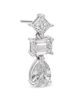 Bloomingdale's Fine Collection Bloomingdale's Fine Collection Luxe Collection Certified Lab Grown Diamond Mixed Cut Drop Earrings in 14K White Gold, 2.0 tcw - 3
