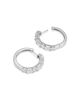 Bloomingdale's Fine Collection Bloomingdale's Fine Collection Luxe Collection Certified Lab Grown Diamond Mixed Cut Hoop Earrings in 14K White Gold, 4.0 tcw - 4