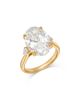 Bloomingdale's Fine Collection Bloomingdale's Fine Collection Luxe Collection Certified Lab Grown Diamond Oval Claw Prong Engagement Ring in 18K Yellow Gold, 6.25 tcw - 1