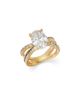 Bloomingdale's Fine Collection Bloomingdale's Fine Collection Luxe Collection Certified Lab Grown Diamond Oval Cut Engagement Ring in 18K Yellow Gold, 3.85 tcw - 1