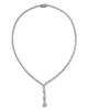 Bloomingdale's Fine Collection Bloomingdale's Fine Collection Luxe Collection Certified Lab Grown Diamond Pear & Round Drop Lariat Necklace in 14K White Gold, 5.0 tcw - 1