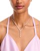 Bloomingdale's Fine Collection Bloomingdale's Fine Collection Luxe Collection Certified Lab Grown Diamond Pear & Round Drop Lariat Necklace in 14K White Gold, 5.0 tcw - 2
