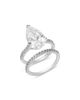 Bloomingdale's Fine Collection Bloomingdale's Fine Collection Luxe Collection Certified Lab Grown Diamond Pear Bridal Set in 18K White Gold, 5.5 tcw - 1