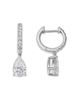 Bloomingdale's Fine Collection Bloomingdale's Fine Collection Luxe Collection Certified Lab Grown Diamond Pear Shaped Drop Earrings in 14K White Gold, 2.25 tcw - 3