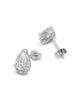 Bloomingdale's Fine Collection Bloomingdale's Fine Collection Luxe Collection Certified Lab Grown Diamond Pear Shaped Half Halo Stud Earrings in 14K White Gold, 1.50 tcw - 4