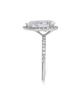 Bloomingdale's Fine Collection Bloomingdale's Fine Collection Luxe Collection Certified Lab Grown Diamond Pear Shaped Halo Engagement Ring in 18K White Gold, 3.5 tcw - 4