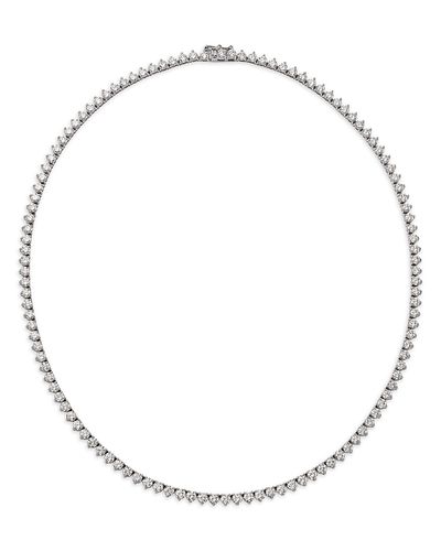 Bloomingdale's Fine Collection Bloomingdale's Fine Collection Luxe Collection Diamond Tennis Necklace in 14K Gold, 12.0 tcw