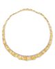 Bloomingdale's Fine Collection Bloomingdale's Fine Collection Luxe Collection Diamond Textured Collar Necklace in 14K Yellow Gold, 4.5 tcw - 1