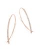 Bloomingdale's Fine Collection Bloomingdale's Fine Collection Micro-Pave Diamond Threader Earrings in 14K Rose Gold, 0.50 tcw - 1