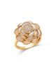 Bloomingdale's Fine Collection Bloomingdale's Fine Collection Mother of Pearl & Diamond Flower Ring in 14K Yellow Gold - 1