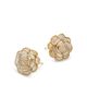 Bloomingdale's Fine Collection Bloomingdale's Fine Collection Mother of Pearl & Diamond Flower Stud Earrings in 14K Yellow Gold - 3