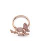 Bloomingdale's Fine Collection Bloomingdale's Fine Collection Mother of Pearl & Diamond Triple Butterfly Ring in 14K Rose Gold - 3