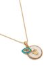 Bloomingdale's Fine Collection Bloomingdale's Fine Collection Multi Gemstone & Diamond Hamsa & Evil Eye Charm Pendant Necklace in 14K Yellow Gold, 16-18 - 3