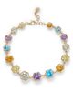 Bloomingdale's Fine Collection Bloomingdale's Fine Collection Multi Gemstone Hexagon Bracelet in 14K Yellow Gold - 1