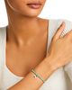 Bloomingdale's Fine Collection Bloomingdale's Fine Collection Opal & Turquoise Bead Clover Charm Bracelet in 14K Yellow Gold - 2