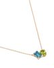 Bloomingdale's Fine Collection Bloomingdale's Fine Collection Peridot, Blue Topaz, & Diamond Pendant Necklace in 14K Yellow Gold, 18 - 3