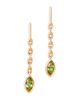 Bloomingdale's Fine Collection Bloomingdale's Fine Collection Peridot Drop Earrings in 14K Yellow Gold - 1