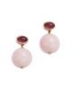 Bloomingdale's Fine Collection Bloomingdale's Fine Collection Pink Opal & Rhodolite Bead Drop Earrings in 14K Rose Gold - 1