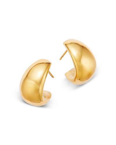 Bloomingdale's Fine Collection Bloomingdale's Fine Collection Polished Graduated Polished Chunky Hoop Earrings