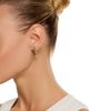 Bloomingdale's Fine Collection Bloomingdale's Fine Collection Polished V Shape Hoop Earrings 14K Yellow Gold - 2