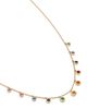 Bloomingdale's Fine Collection Bloomingdale's Fine Collection Rainbow Sapphire Bezel Drop Station Necklace in 14K Yellow Gold, 18 - 3