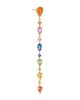 Bloomingdale's Fine Collection Bloomingdale's Fine Collection Rainbow Sapphire Linear Drop Earrings in 14K Yellow Gold - 3
