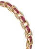 Bloomingdale's Fine Collection Bloomingdale's Fine Collection Ruby & Diamond Chain Link Bracelet in 14K Yellow Gold - 3