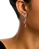 Bloomingdale's Fine Collection Bloomingdale's Fine Collection Ruby & Diamond Drop Statement Earrings in 14K Yellow Gold - 2