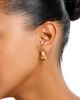 Bloomingdale's Fine Collection Bloomingdale's Fine Collection Satin Finish J Hoop Earrings in 14K Yellow Gold - 2