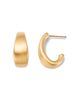 Bloomingdale's Fine Collection Bloomingdale's Fine Collection Satin Finish J Hoop Earrings in 14K Yellow Gold - 3