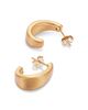 Bloomingdale's Fine Collection Bloomingdale's Fine Collection Satin Finish J Hoop Earrings in 14K Yellow Gold - 4