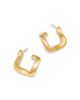Bloomingdale's Fine Collection Bloomingdale's Fine Collection Square Twist Hoop Earrings 14K Yellow Gold - 3