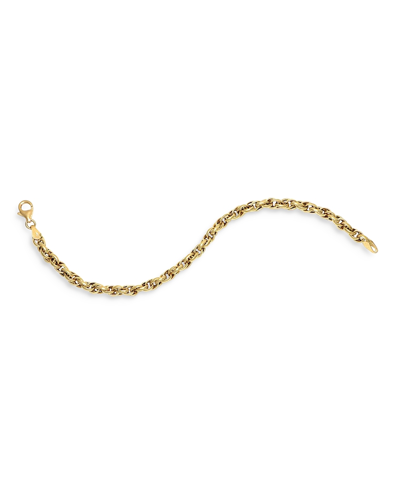 Bloomingdale's Fine Collection Bloomingdale's Fine Collection Torchon Rope Link Chain Bracelet in 14K Yellow Gold