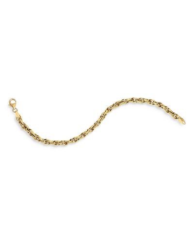 Bloomingdale's Fine Collection Bloomingdale's Fine Collection Torchon Rope Link Chain Bracelet in 14K Yellow Gold