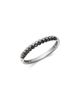 Bloomingdale's Fine Collection Bloomingdale's Fine Collection White & Black Diamond Slim Ring in 14K White Gold, 0.25 tcw - 1