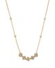 Bloomingdale's Fine Collection Bloomingdale's Fine Collection White & Yellow Diamond Halo Collar Necklace in 18K White & Yellow Gold, 1.0 tcw - 1
