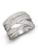 Bloomingdale's Fine Collection Diamond Crossover Band in 14K White Gold, 1.45 tcw - 1