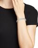Bloomingdale's Fine Collection Diamond Round and Baguette Bangle in 14K White Gold, 5.0 tcw - 2