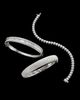 Bloomingdale's Fine Collection Diamond Round and Baguette Bangle in 14K White Gold, 5.0 tcw - 4