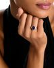 Bloomingdale's Fine Collection Sapphire and Diamond 3-Stone Ring in 14K White Gold - 2
