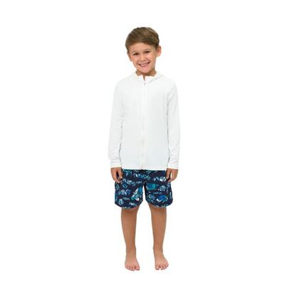 BloqUV BloqUV Kid's Long Sleeve Full Zip Hoodie Top with Sun and UV Protection
