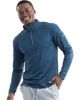 BloqUV BloqUV Men's Long Sleeve Mock Zip Top with Sun and UV Protection - 1