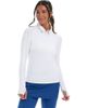 BloqUV BloqUV Women's Long Sleeve Quarter Zip Polo with Sun and UV Protection - 1